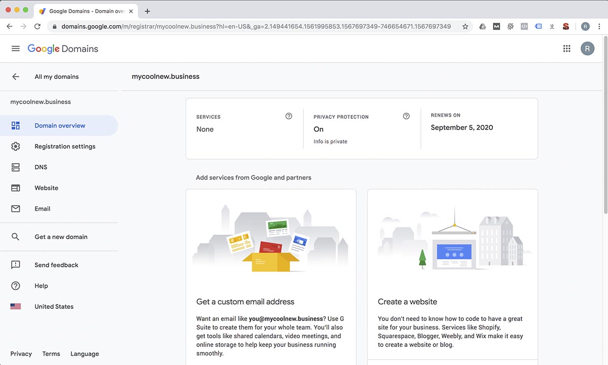 How to register your domain name with Google Domains